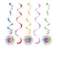 Creative Converting Rainbow Foil Dizzy Danglers, 33", 30PK 331783